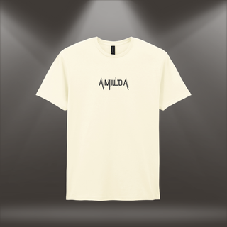 Kokvilnas T-krekls ar vārdu "Amilda"