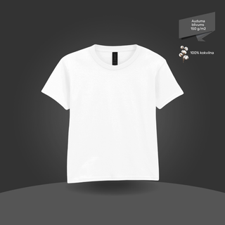 Pamata T-krekls bērniem | 150 g/m² | Balts