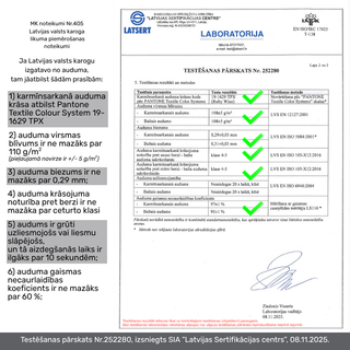 Latvijas karoga vimpelis | 18 x 90 x 306 cm | NordTEX6 audums