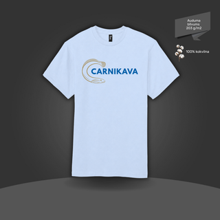 Kokvilnas T-krekls "Carnikava un nēģis" | 4 krāsas