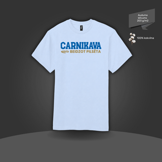 Kokvilnas T-krekls "Carnikava ir beidzot pilsēta" | 4 krāsas